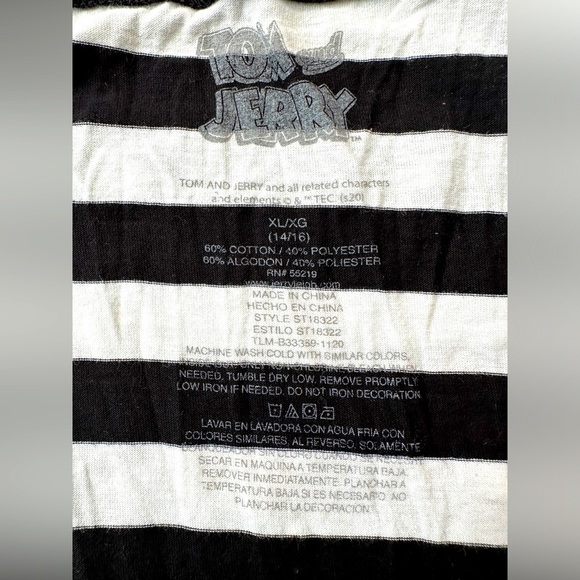 🛍️ Girl Tom and Jerry super cute short sleeve Tee Size XL (14-16) - Picture 4 of 5